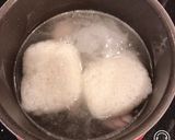 鶏肉とネギの鶏白湯、中華風雑炊(おじや)作り方2写真