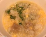 鶏肉とネギの鶏白湯、中華風雑炊(おじや)作り方5写真
