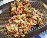 かぶの葉としらすといりごまの米粉かき揚げ作り方5写真
