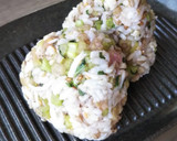 かぶの葉としらすといりごまの米粉かき揚げ作り方6写真