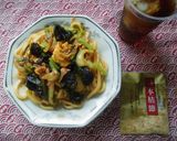 キクラゲとキムチの焼きうどん♪作り方5写真