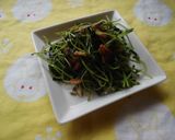 豆苗と味付きお揚げの炒め物♪作り方1写真