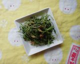豆苗と味付きお揚げの炒め物♪作り方4写真