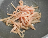 豆苗とエノキの餡掛け卵とじ作り方6写真