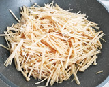 豆苗とエノキの餡掛け卵とじ作り方7写真