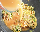 豆苗とエノキの餡掛け卵とじ作り方12写真