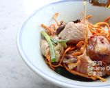 【中華料理】蓮の葉で香りUP!鶏肉の蒸し作り方6写真