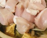 鶏肉と大根＆ゴボウのうどん鍋●鶏ゴボウ鍋作り方3写真