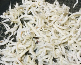 サッと丼ごはん●しらすの酒蒸し丼作り方1写真