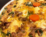 ご飯に乗っけて最高！すき焼きの卵とじ！作り方6写真
