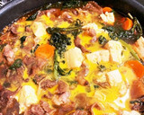 ご飯に乗っけて最高！すき焼きの卵とじ！作り方5写真