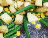 フライドポテトとインゲンのソテー作り方5写真