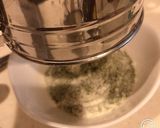 抹茶生チョコと抹茶クリームのロールケーキ作り方5写真