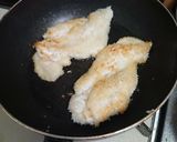 卵なし揚げない鶏胸肉カツレツ作り方3写真