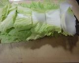 電子レンジで白菜と豚バラの重ね蒸し作り方1写真