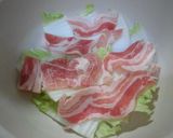 電子レンジで白菜と豚バラの重ね蒸し作り方4写真