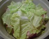 電子レンジで白菜と豚バラの重ね蒸し作り方6写真