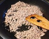 豆苗と豚ミンチの豆板醤炒め作り方4写真