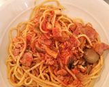 残ったロールキャベツで激うまパスタ作り方4写真