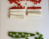 ライスペーパーで★水玉ポテトサラダ作り方3写真