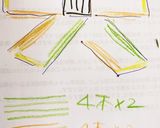 ホワイトデーにポッキーでカワイイリボン作り方1写真