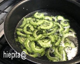 ★簡単まろやかゴーヤとさんまの缶詰和え作り方3写真