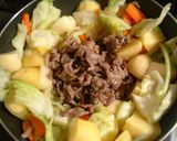 きゃべつ肉じゃが作り方3写真