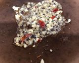 高菜漬けとベーコンの油炒め作り方2写真