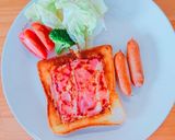 ベーコンエッグトースト★朝食に♪作り方5写真