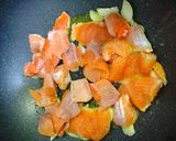 大物トラウトのレモンクリームパスタ作り方3写真