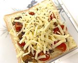 パパッと♪5分で朝ごはん♡さば缶トースト作り方2写真