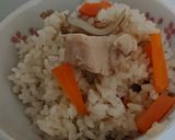 びっくり簡単キノコと鶏の炊き込みご飯作り方7写真