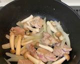 簡単ヘルシー♡きのこと鶏肉の生姜焼き！作り方3写真