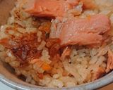 節約!目指せ釜めし♪鮭の炊き込みご飯!作り方6写真