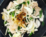 丸ごと新玉ねぎと豚バラの生姜焼き作り方4写真