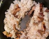 スタミナ！ニンニク豚肉ごろごろ炒飯作り方6写真