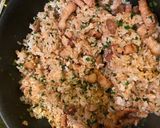 スタミナ！ニンニク豚肉ごろごろ炒飯作り方8写真