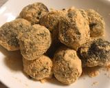和菓子おやつ♪黒ごまきな粉団子作り方10写真