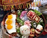 簡単】キャラ弁 ピンクチップ 蝶・桜作り方16写真