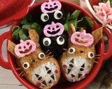 簡単】キャラ弁 ピンクチップ 蝶・桜作り方17写真