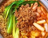 辛ラーメンで坦々麺風？簡単プデチゲ★作り方3写真
