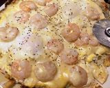 餃子の皮ピザ♪簡単！えびバジルソース！作り方10写真