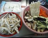 野菜たっぷり☆我が家のヘルシー肉豆腐作り方1写真