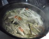 野菜たっぷり☆我が家のヘルシー肉豆腐作り方6写真