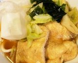 簡単手作りおあげ☆春キャベツきつねうどん作り方9写真