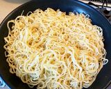 海老と菜の花の塩あんかけ焼きそば作り方2写真