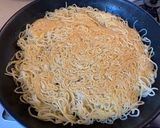 海老と菜の花の塩あんかけ焼きそば作り方3写真