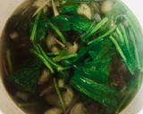 茄子と豚ひき肉の生姜スープ作り方13写真