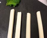 棒状チーズの豚肉くるくる巻き作り方2写真