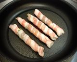 棒状チーズの豚肉くるくる巻き作り方4写真